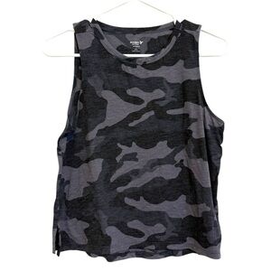 2/$15 Old Navy - Active Gray Black Camo Muscle Tank Top Sleeveless Size S
